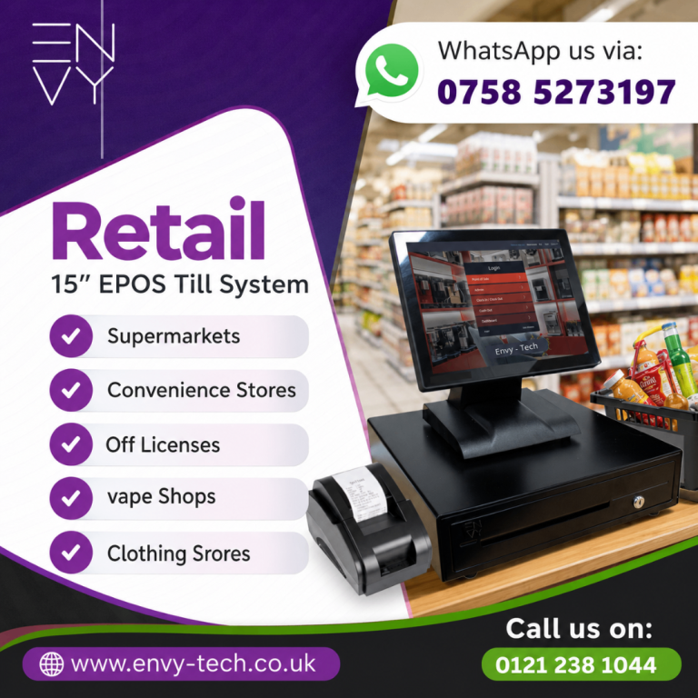 Smart Retail Management System with Touchscreen EPOS