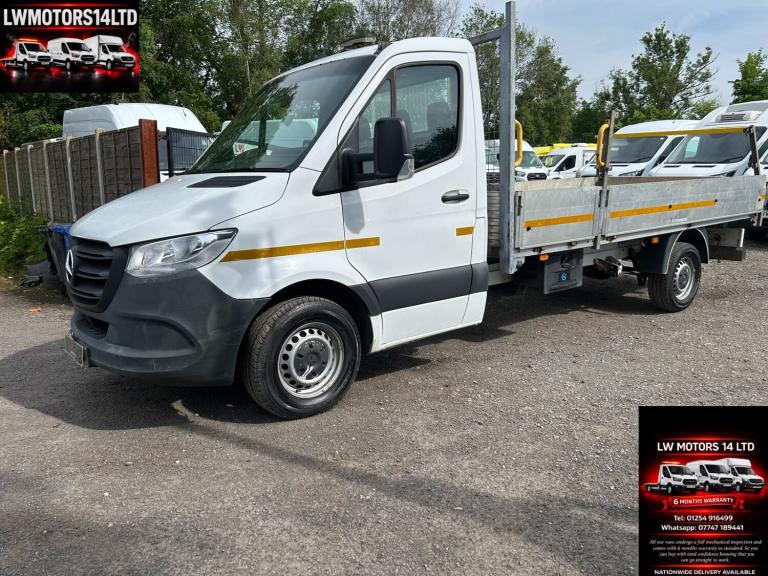 MERCEDES BENZ SPRINTER 315 CDI RWD L3H1 LWB 14FT ALLOY DROPSIDER 2021 71 REG
