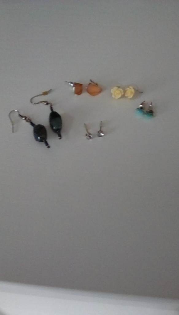 5 Pairs of Coloured Earrings