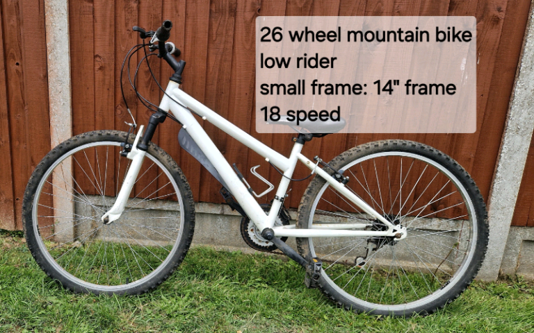 Boys 26 wheel bike - low rider - 14 frame