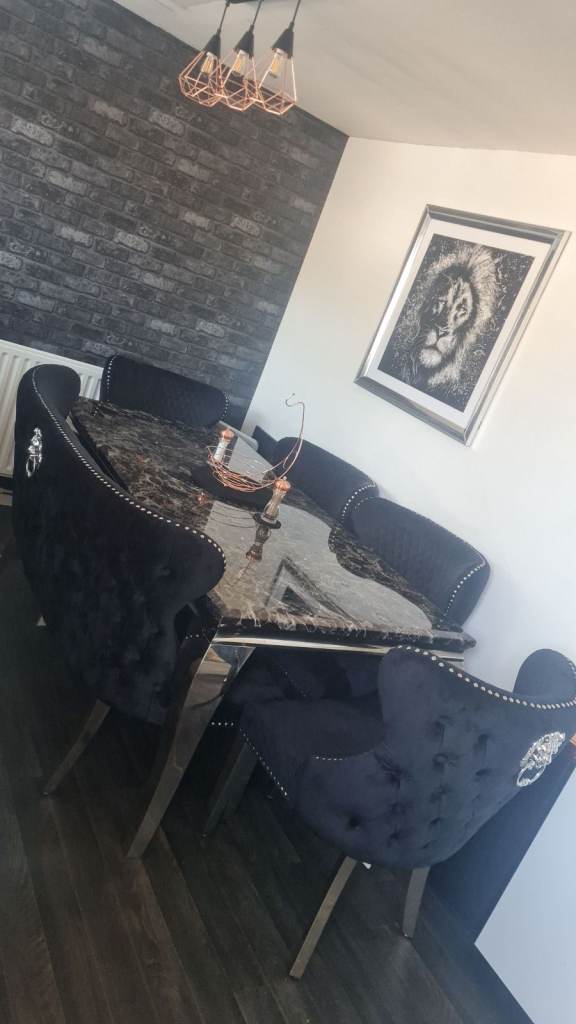 Marble dining table 