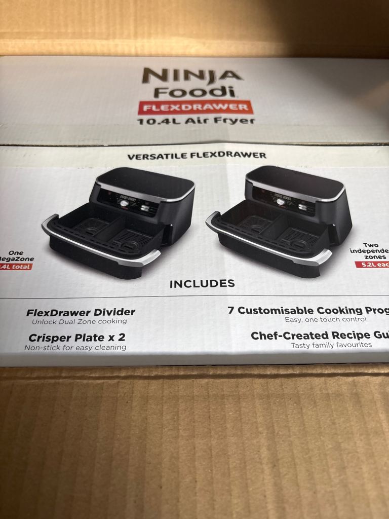 NINJA Foodi FlexDrawer 10.4L Air Fryer - Brand New