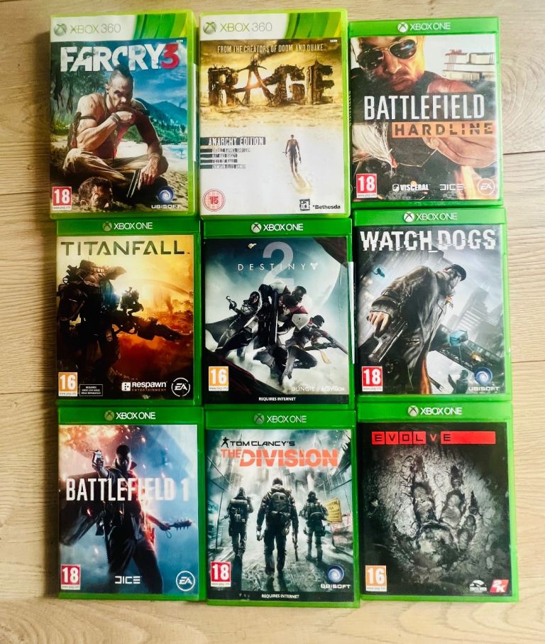 9* Xbox One/ Xbox 360 Games Bundle (Mix & Match)