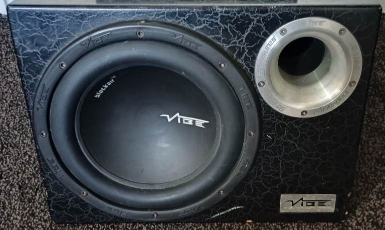 Vibe CBR 10 Active Car Sub with Built-In Amp