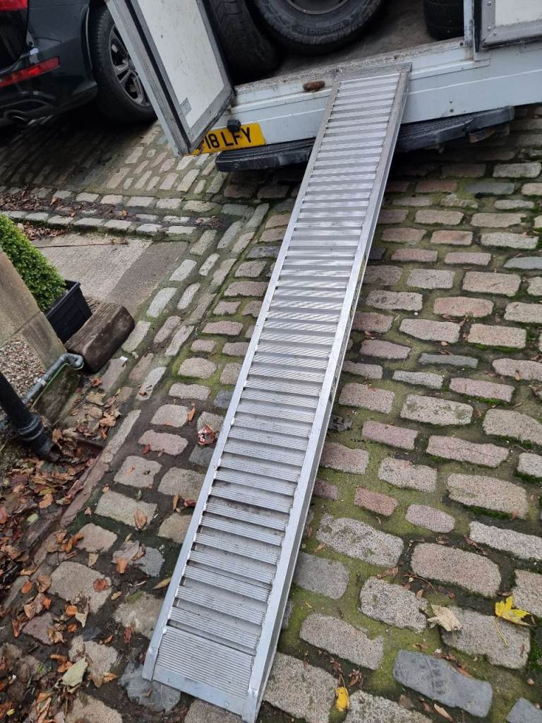 1x 8ft solid Aluminium loading Ramp ideal for motorbikes etc 