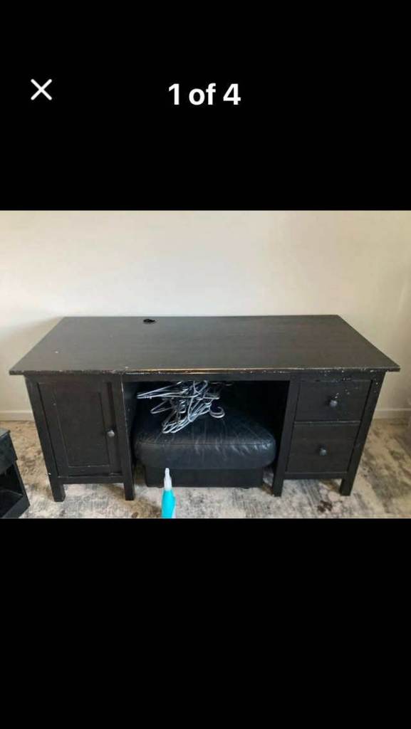 Black desk