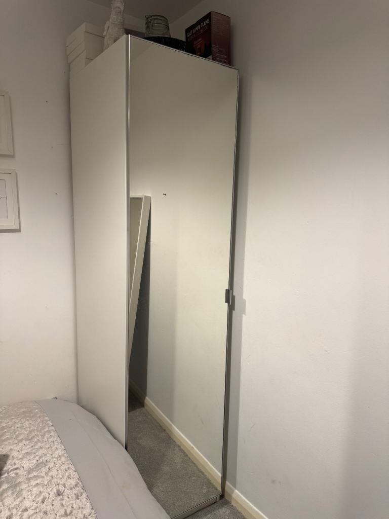 IKEA PAX Single Mirrored Wardrobe 