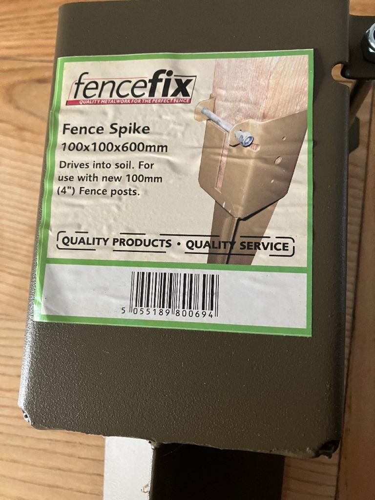 100x100x600 fence spike