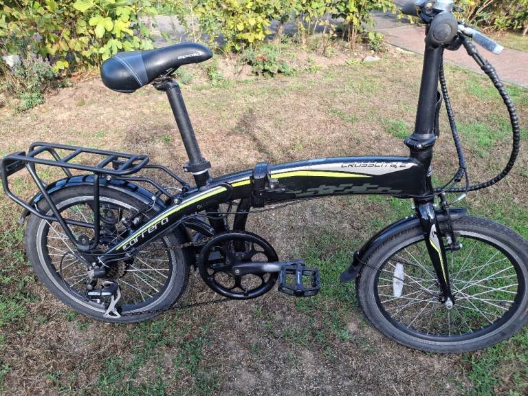 Carrera Crosslite Folding Bike - Black, Good Condition
