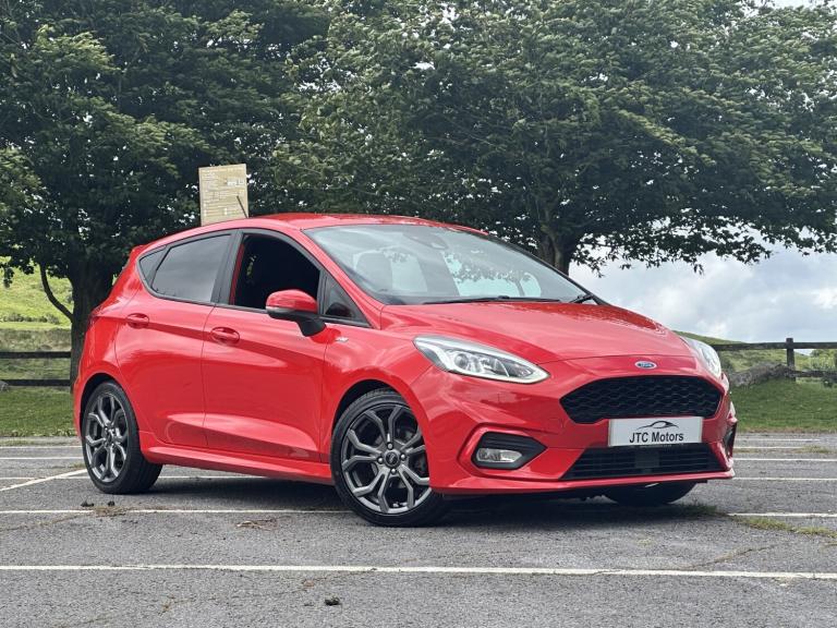 FORD FIESTA 1.0 EcoBoost ST-Line 5dr Auto, petrol, red + new timing belt 2018