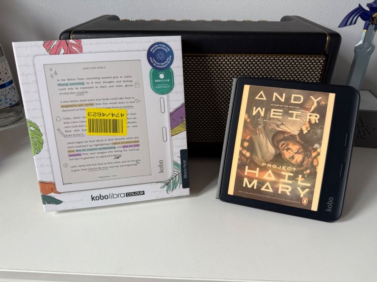 Kobo Libra Colour with leather case