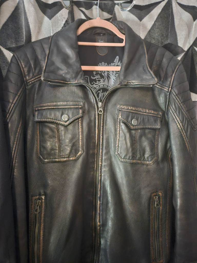 Real Leather Jacket (Used but only worn a handful of times so in great condition)
