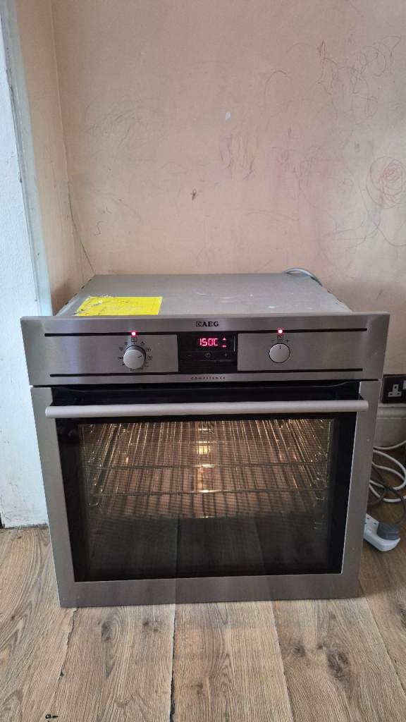 AEG multifunction single electric oven built-in stainless Steel 
