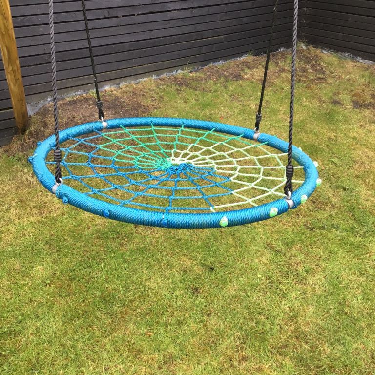 Outdoor solid wooden swing 