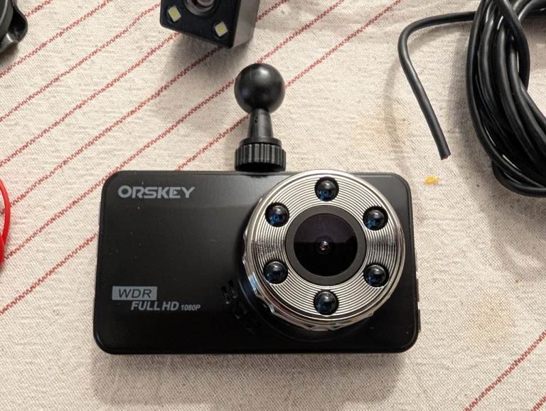 ORSKEY Dash Cam Front and Rear 1080P Full HD Dual Dash Camera