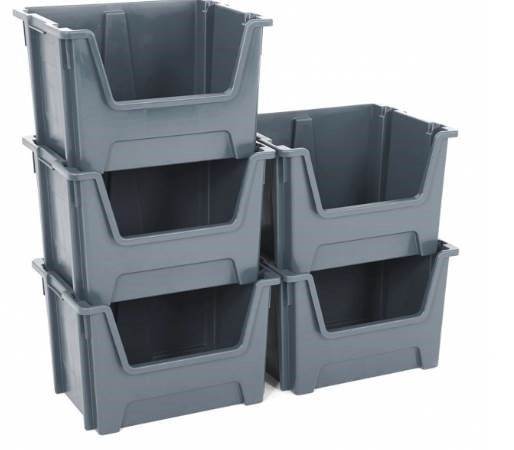 stackable storage bins