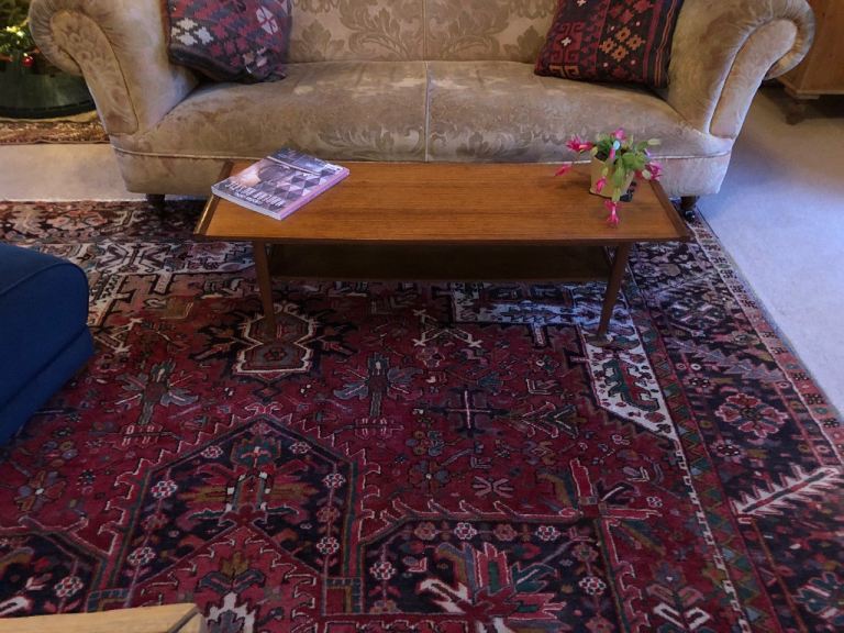 Mid century teak coffee table