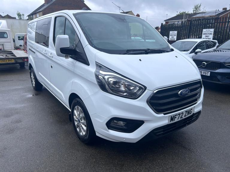 2022 Ford Transit Custom 2.0 EcoBlue 130ps Low Roof D/Cab Limited Van PANEL VAN Diesel Manual