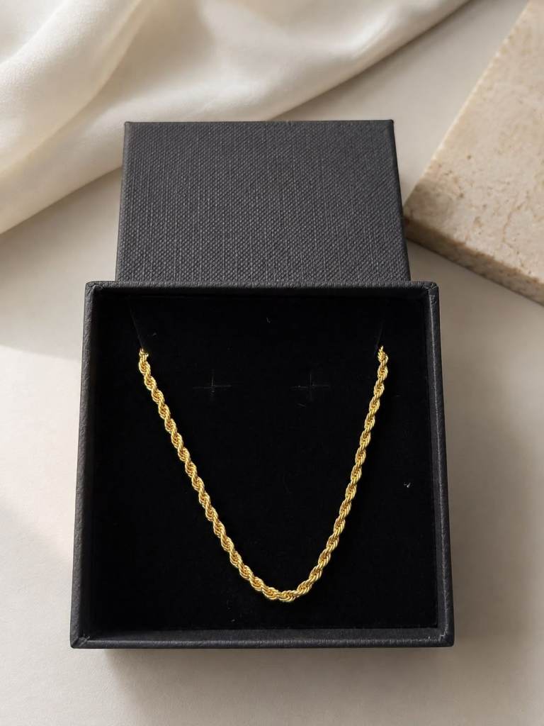 Twist Chain Necklace | Waterproof | 45cm