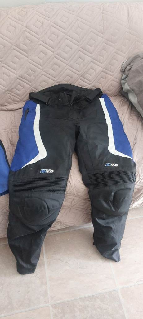 KYB Waterproof Textile Motorcycle Trousers / Pants (Armored) - 32inches Waist Size