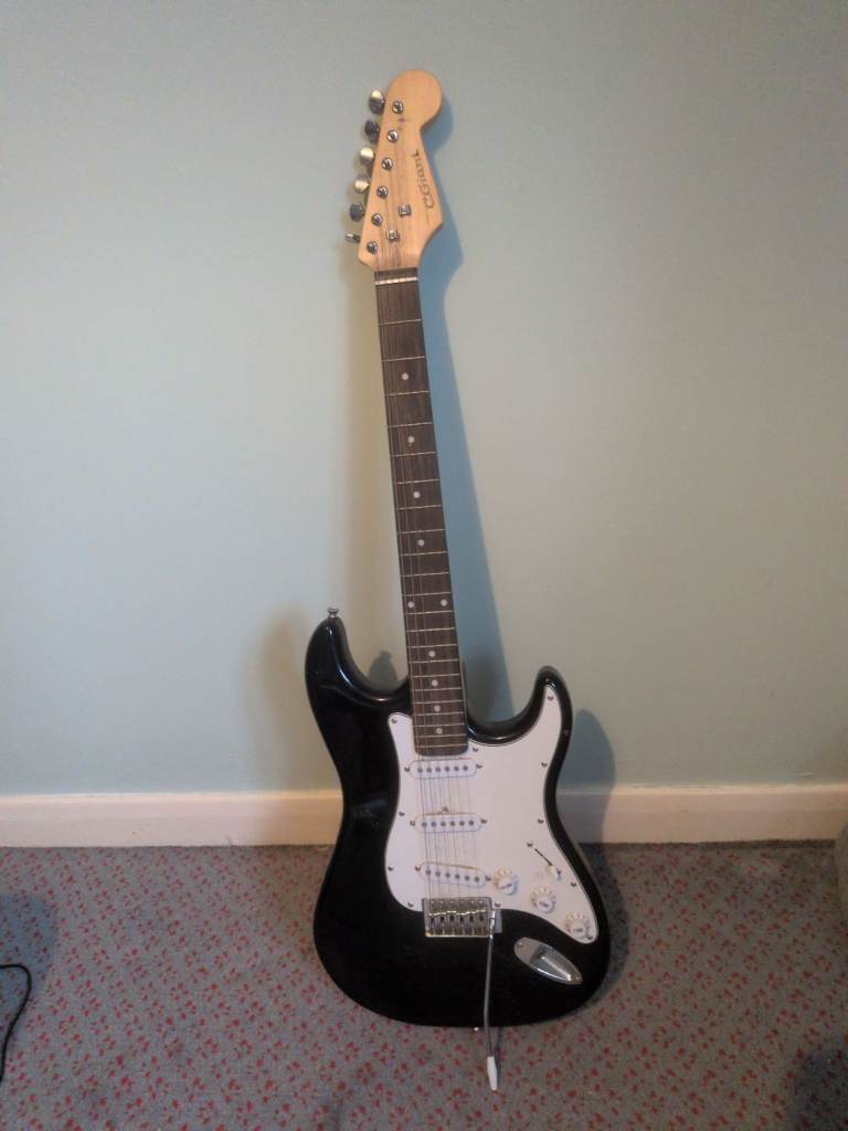 Electric Guitar – Black, Good Condition