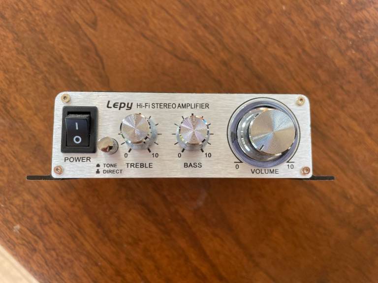 LEPY LP-V3S 30W + 30w stereo amplifier with power supply.