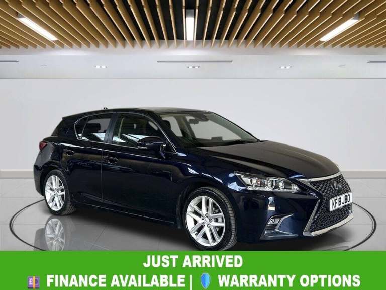 2018 Lexus CT 200h 1.8 Luxury 5dr CVT HATCHBACK PETROL/ELECTRIC Automatic