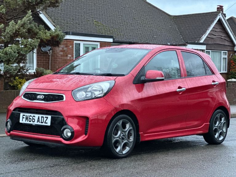 image for KIA PICANTO SPORT 2017 1.2 PETROL 55,000 MILEAGE LONG M.O.T 5DOOR EXCELLENT CONDITION RED