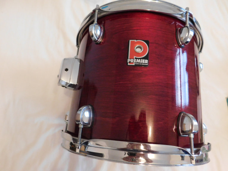 PREMIER XPK 12 X 10 TOM TOM DRUM - ROSEWOOD LACQUER - VINTAGE