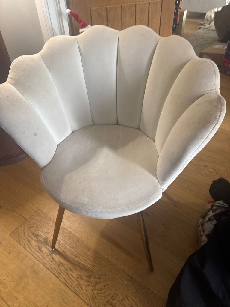 image for Free - Collection only - cream bedroom chair