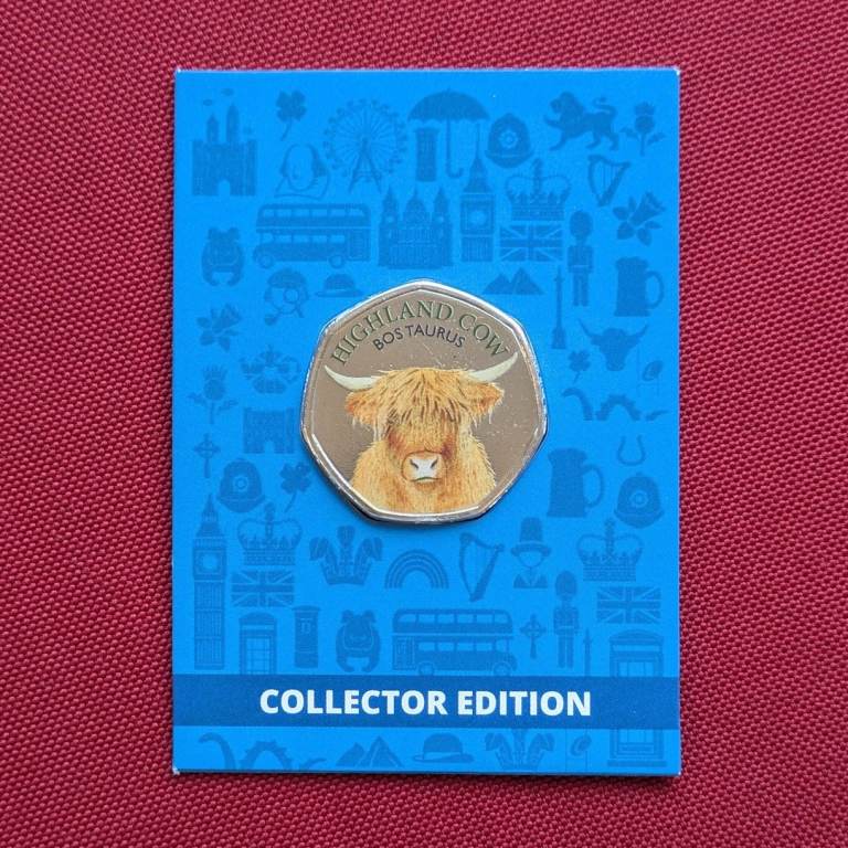 ♥ Commemorative HIGHLAND COW coin token