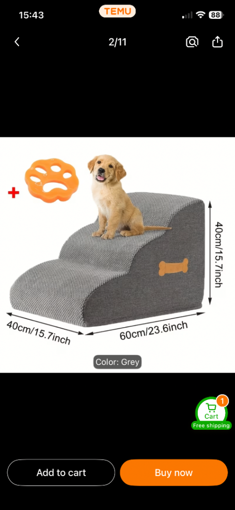Set of pet steps 3 in total