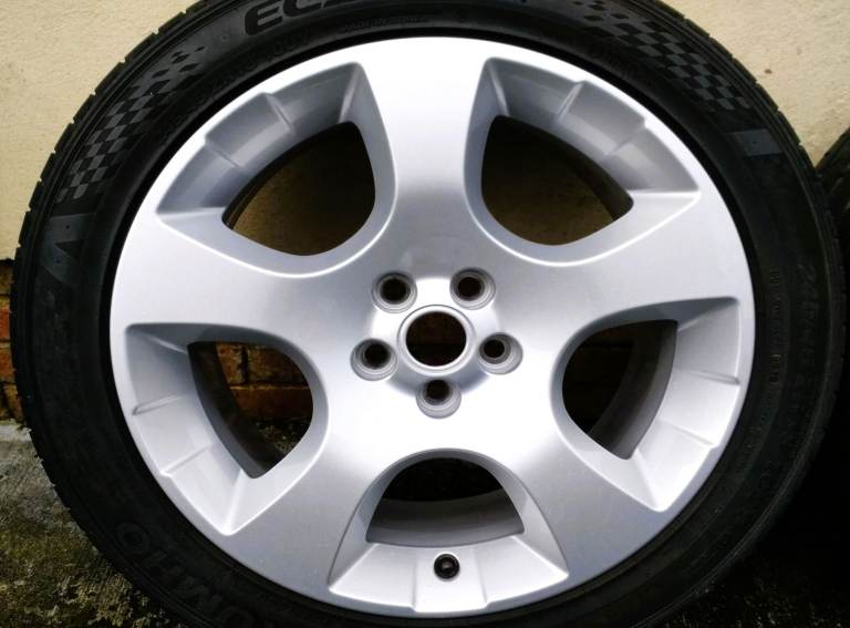 18" FORD VOLVO ALLOYS 5x108 WHEELS IMMACULATE SET