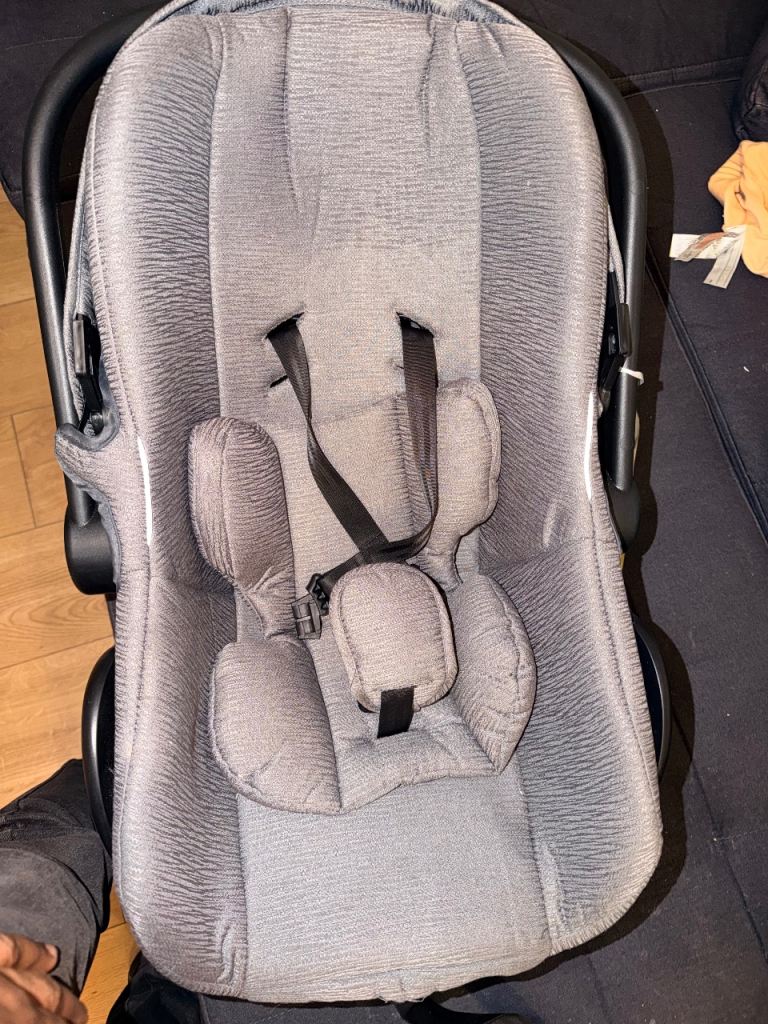 Baby Car Seat – Grey, Good Condition