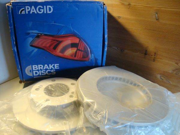 Pagid Vented Disc Brakes, 55030, 104860138, Made Germany, KGM Ssangyong Rodius, Turismo, new