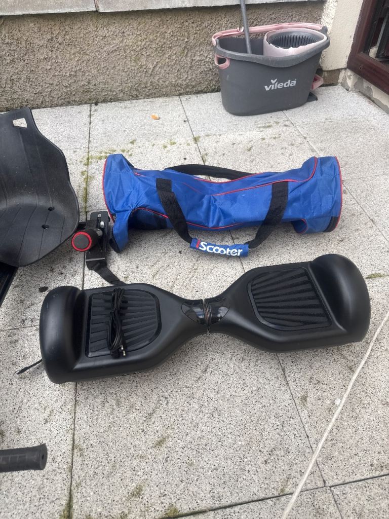 Hover board bag and go kart 