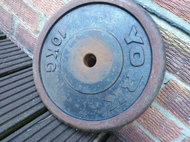 York Weight plate 10 kg for 1 inch bar
