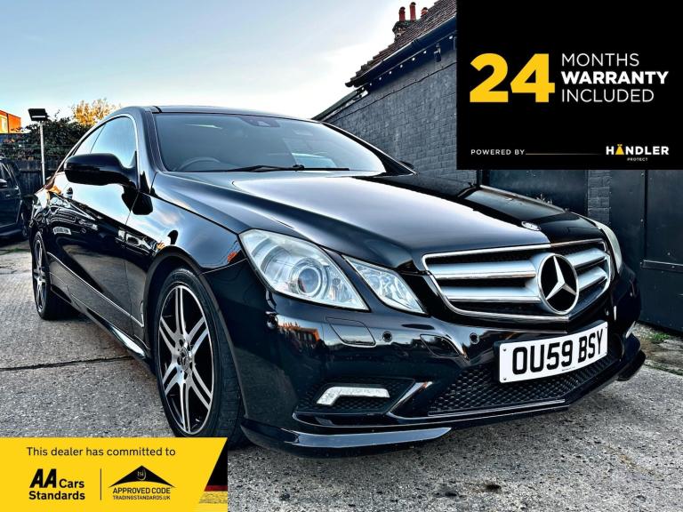2009 Mercedes-Benz E Class 5.5 E500 V8 Sport G-Tronic Euro 5 2dr COUPE Petrol Automatic