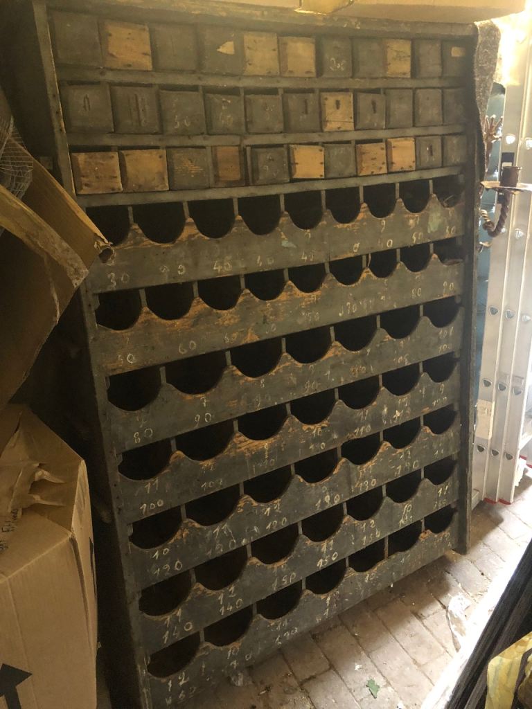 Beautiful French distressed pigeon hole 