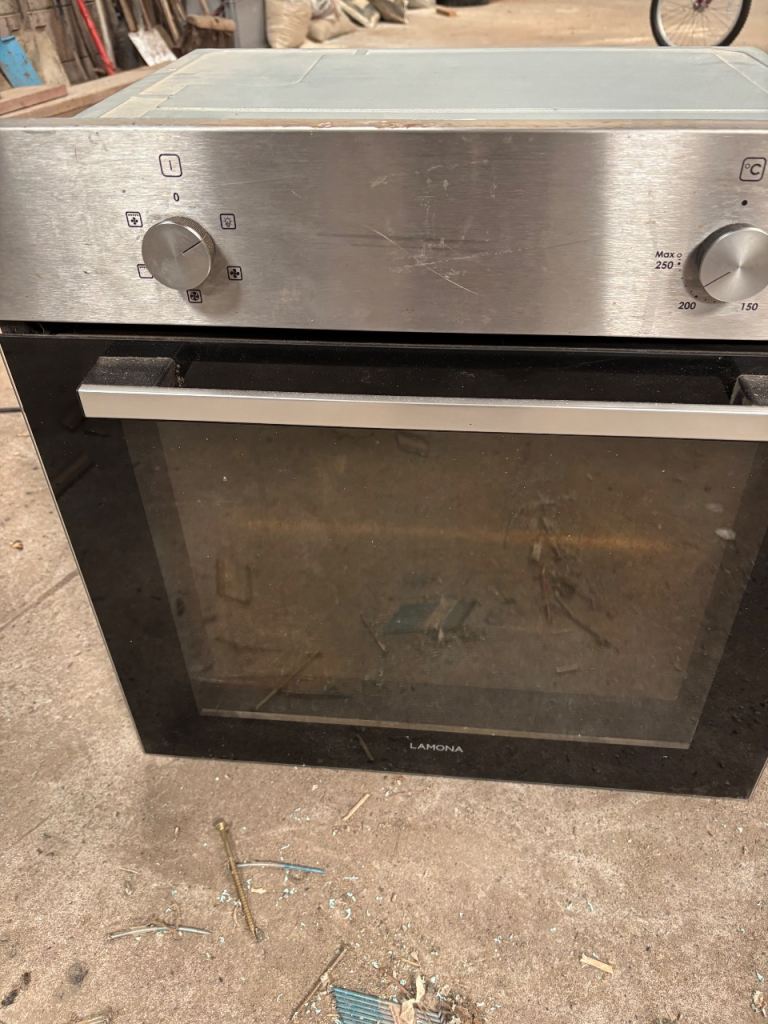 LAMONA Oven - Silver, Fair Condition