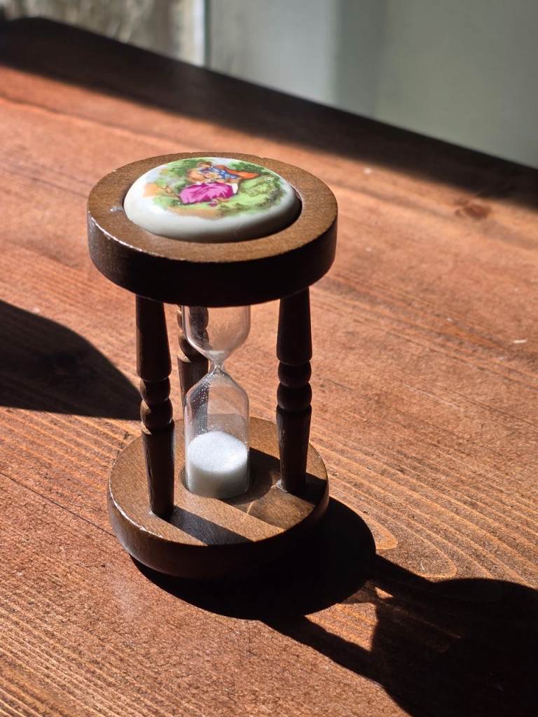 Vintage Wooden Egg Timer