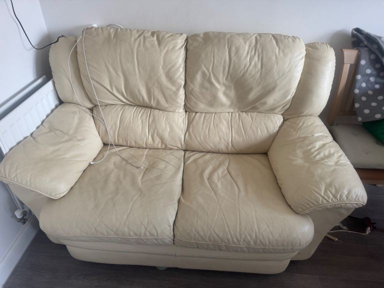 2 seat sofa and matching armchair 