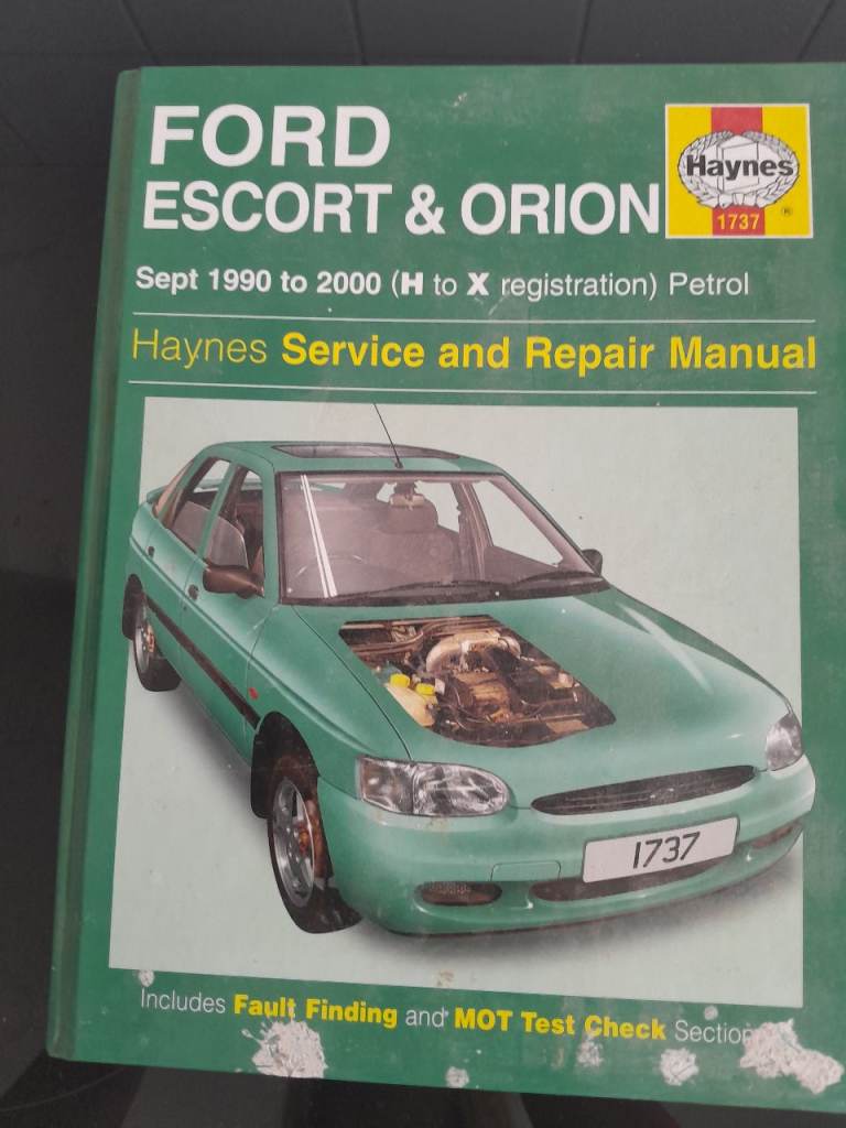 Haynes Ford Escort & Orion Service and Repair Manual (1990-2000)
