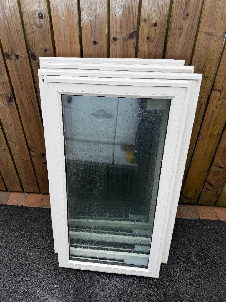 4 x uPVC windows white glazed door patio sliding composite 
