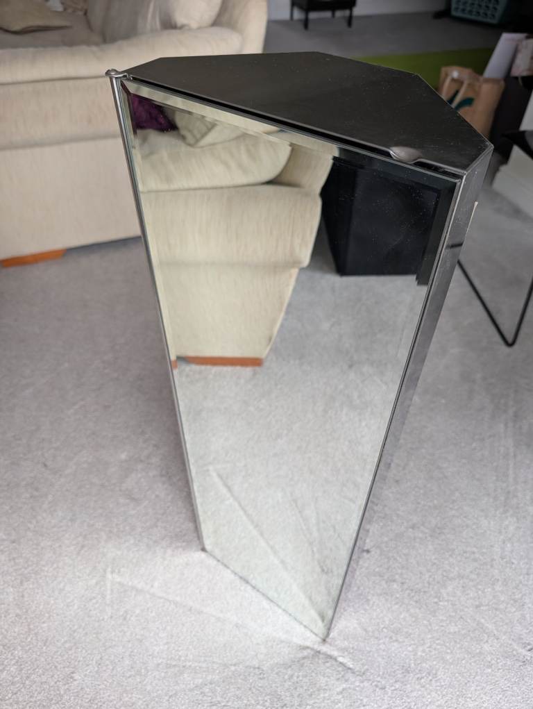 Large corner mirror wall cabinet £20
