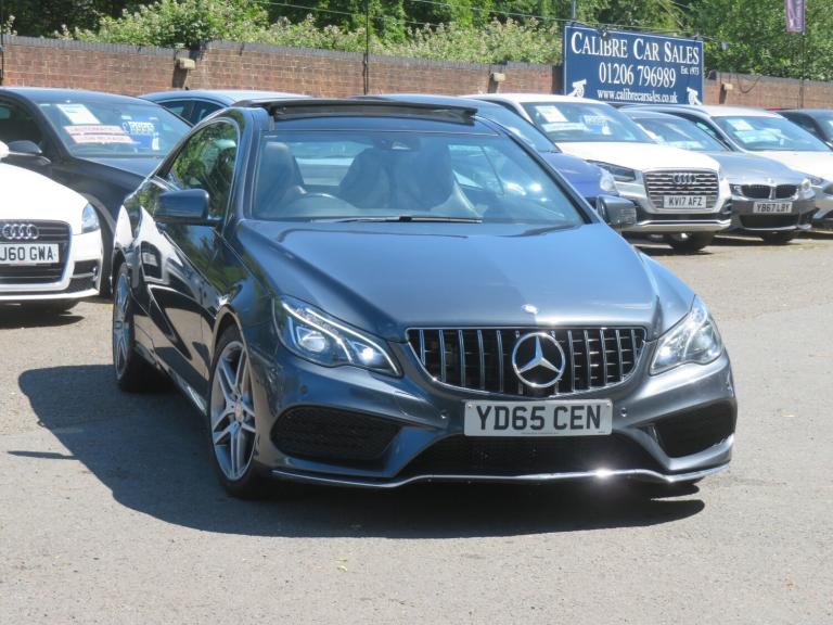 2015 Mercedes-Benz E Class E220 BlueTEC AMG Line 2dr 7G-Tronic Coupe Grey ULEZ COUPE Diesel Autom...