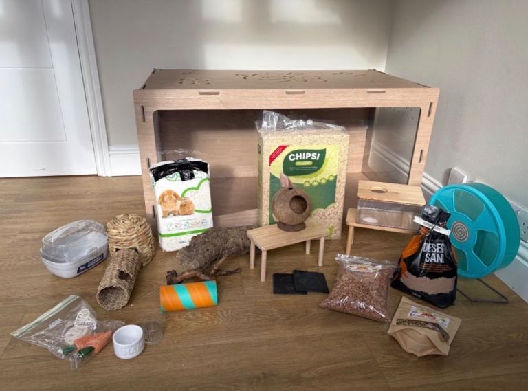 Extra Large Hamster Cage and Various Equipment 