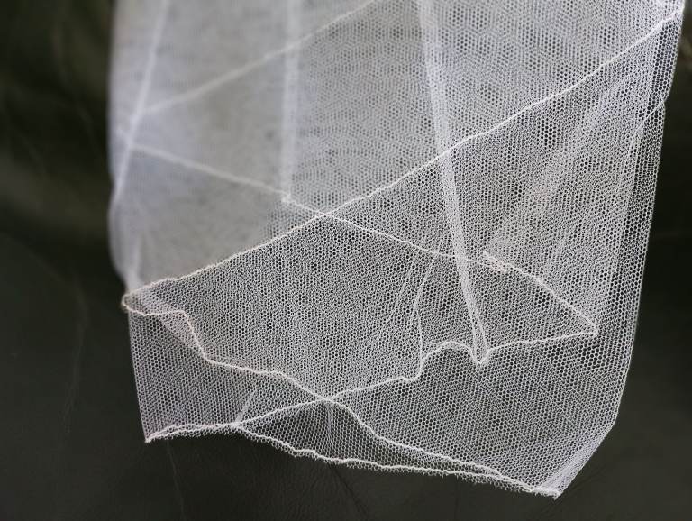 Long double wedding veil. Very soft netting (Ref: WVDW1500)