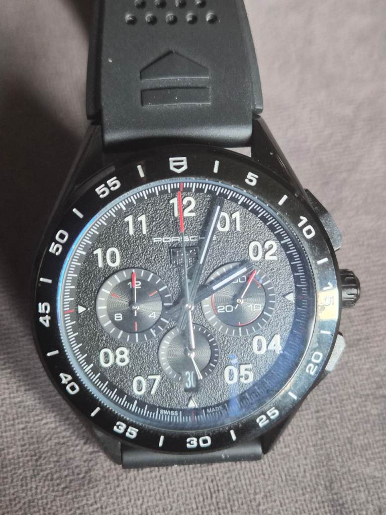 TAG Heuer Carrera Porsche Special Edition Watch - Black, Good Condition
