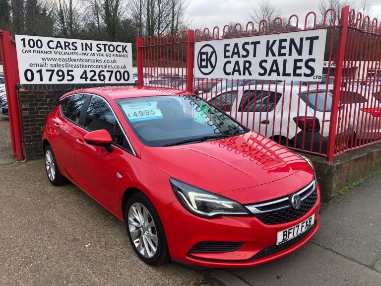 2017 Vauxhall Astra 1.0i Turbo ecoFLEX Design Hatchback 5dr Petrol Manual Euro